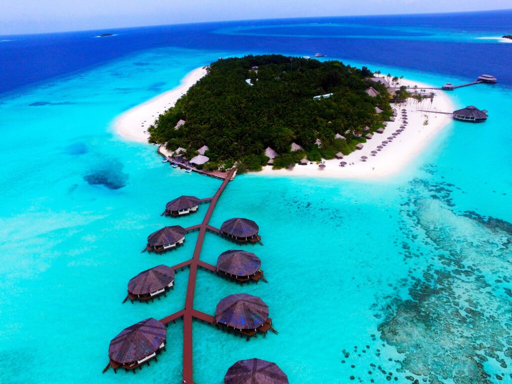 Luxury defines maldives. if you want to experience luxury at its fines you should visit here and stay in the beautiful beach resorts.